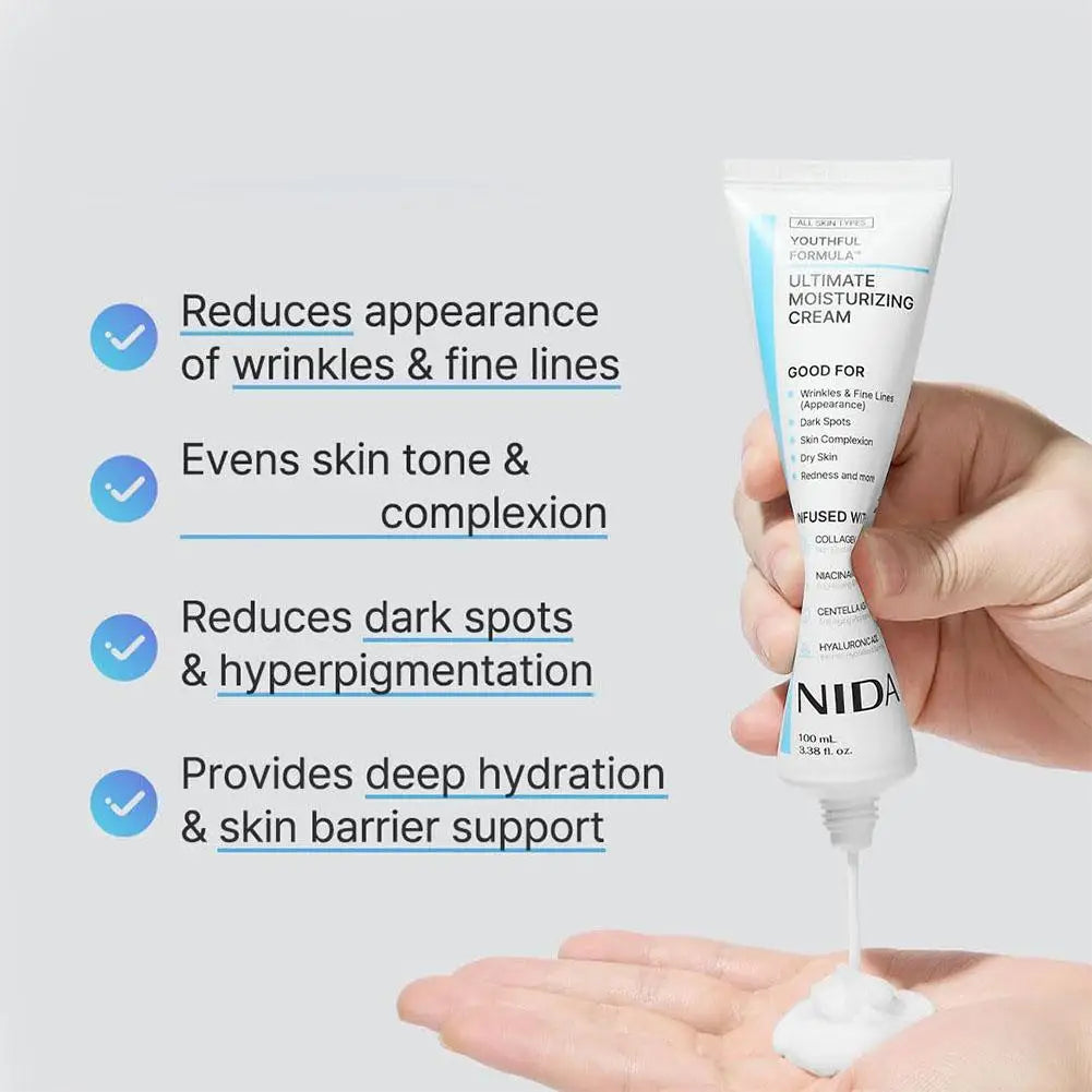 GlowCure's NIDA Collagen Moisturizing Cream